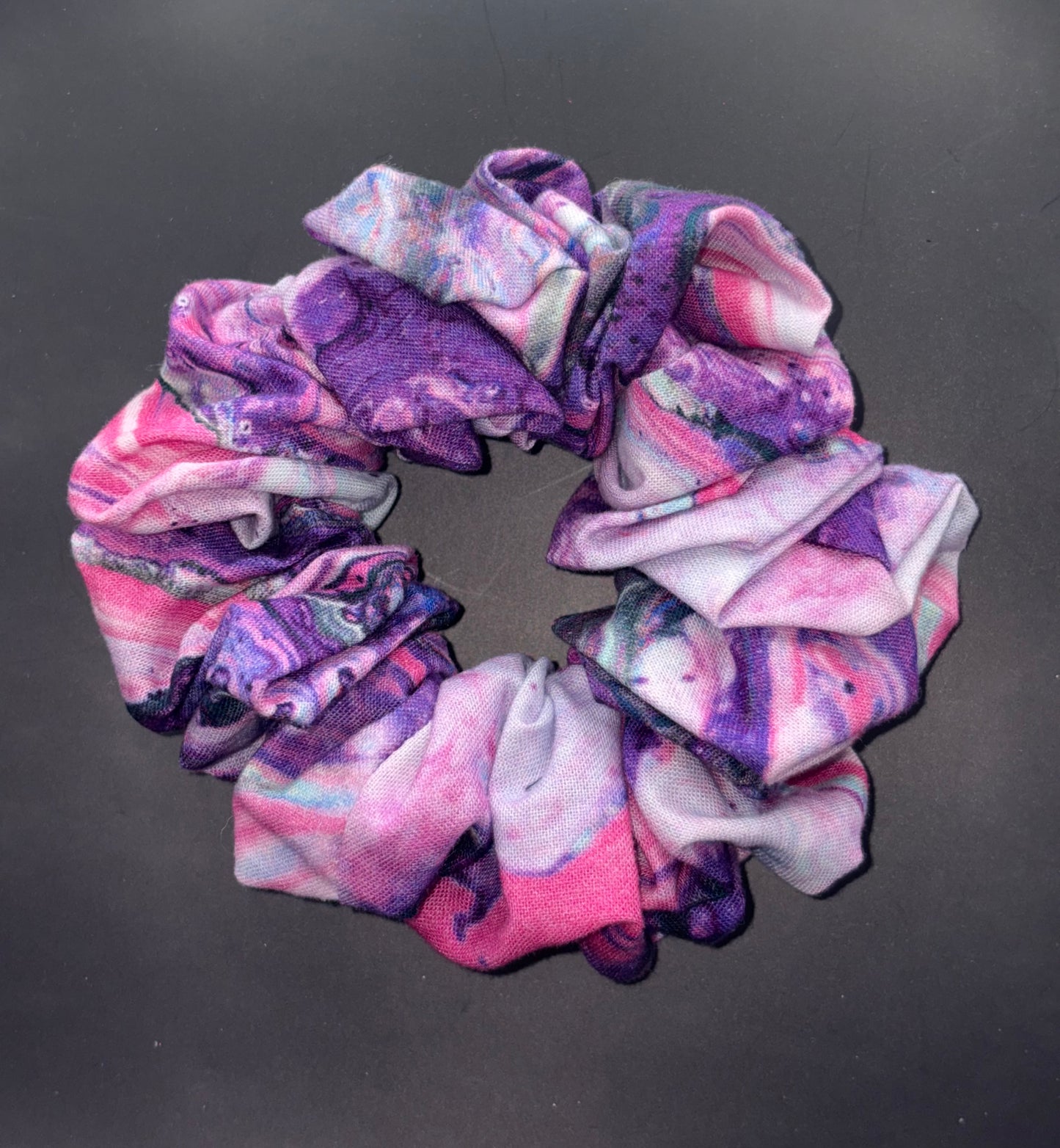 Cosmic Plum Scrunchie