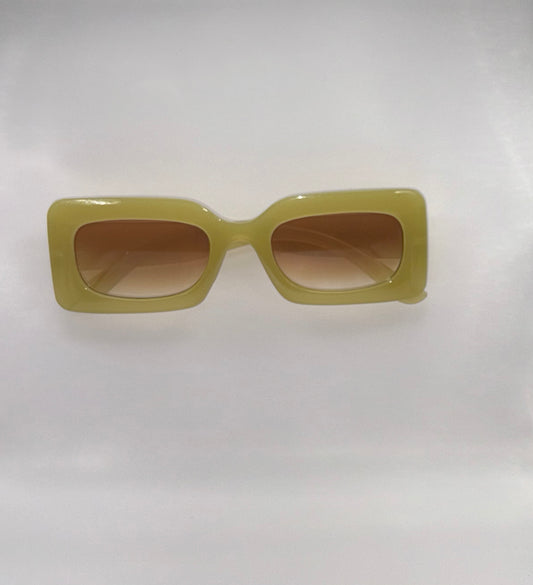 Olive Aura Sunglasses